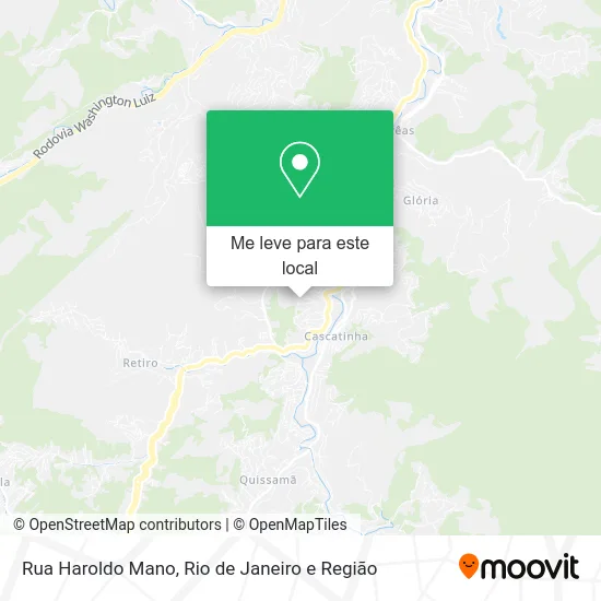 Rua Haroldo Mano mapa