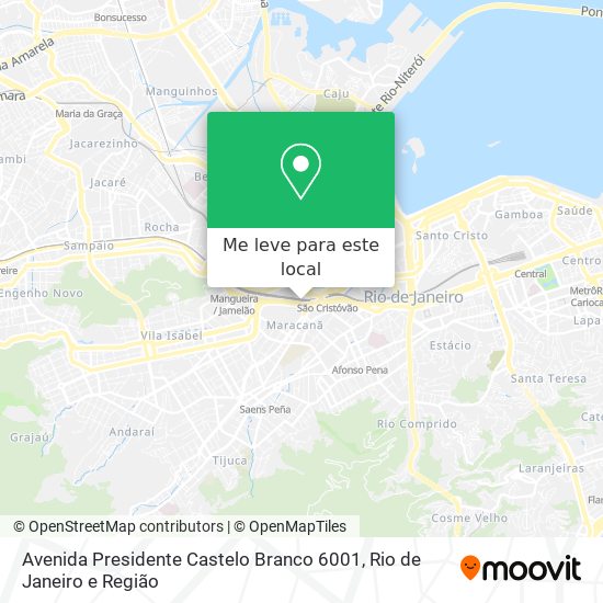 Avenida Presidente Castelo Branco 6001 mapa