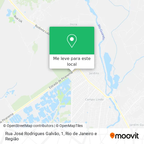 Rua José Rodrigues Galvão, 1 mapa