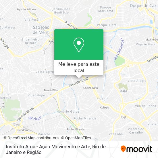 Instituto Ama - Ação Movimento e Arte mapa