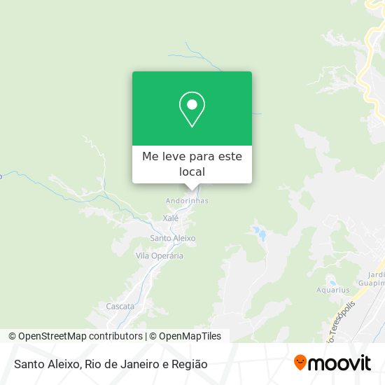 Santo Aleixo mapa