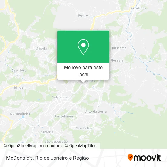 McDonald's mapa