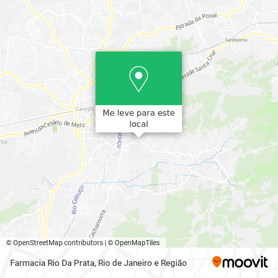 Farmacia Rio Da Prata mapa