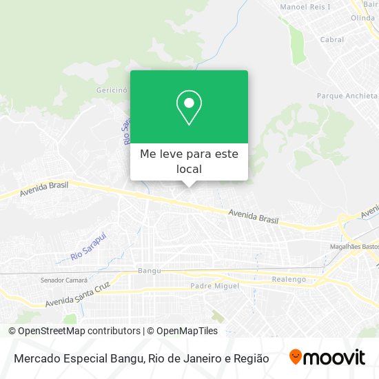 Mercado Especial Bangu mapa