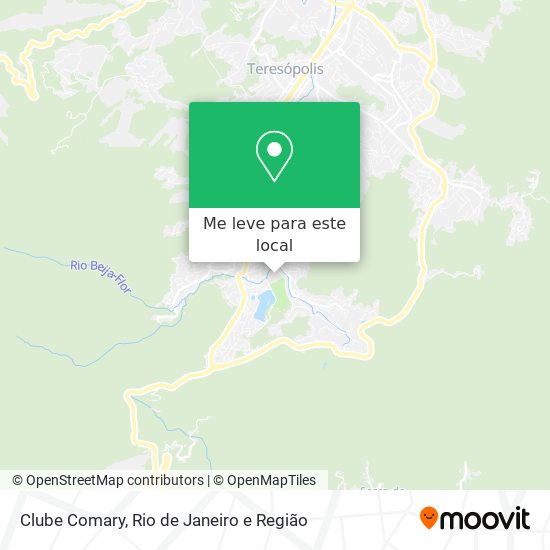Clube Comary mapa