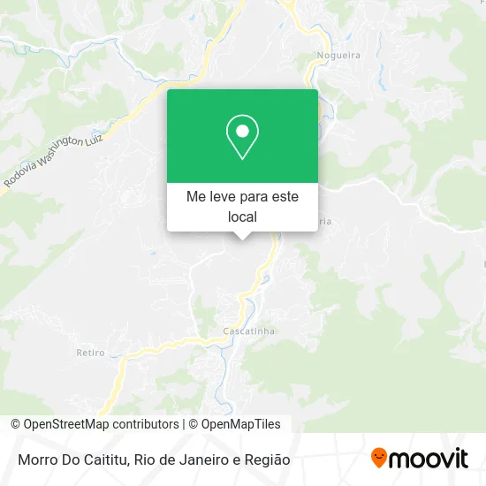 Morro Do Caititu mapa