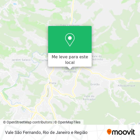 Vale São Fernando mapa