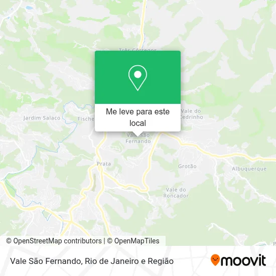Vale São Fernando mapa
