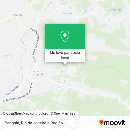 Bengala mapa