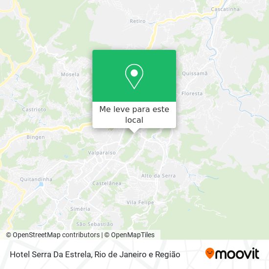 Hotel Serra Da Estrela mapa