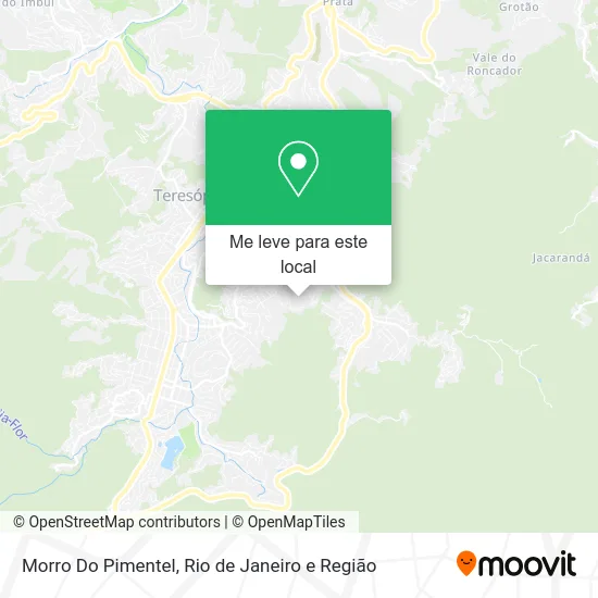 Morro Do Pimentel mapa