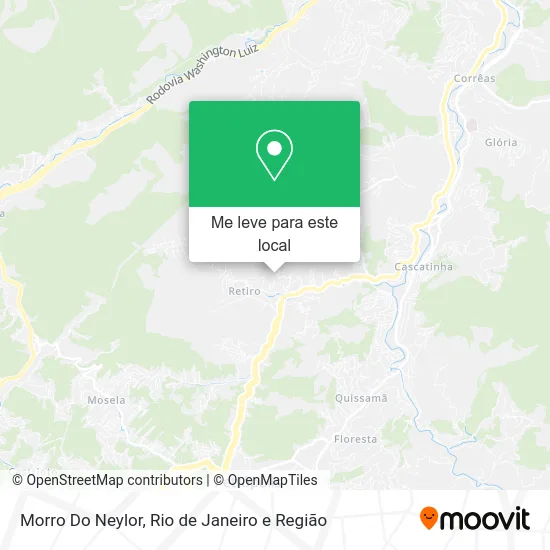 Morro Do Neylor mapa
