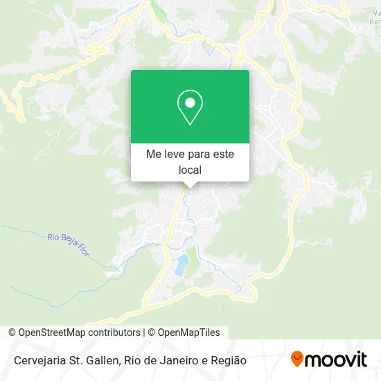 Cervejaria St. Gallen mapa