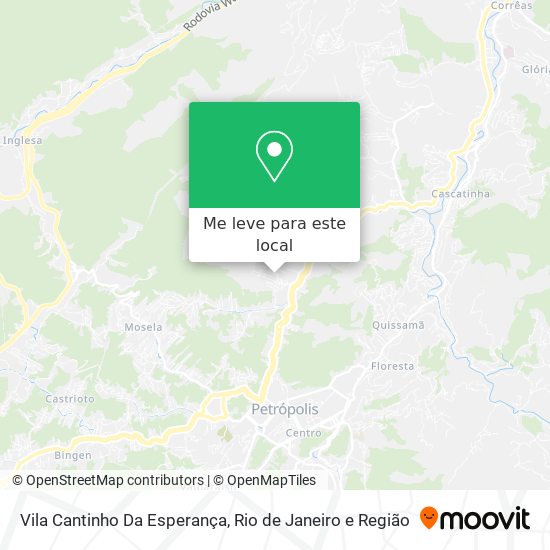 Vila Cantinho Da Esperança mapa
