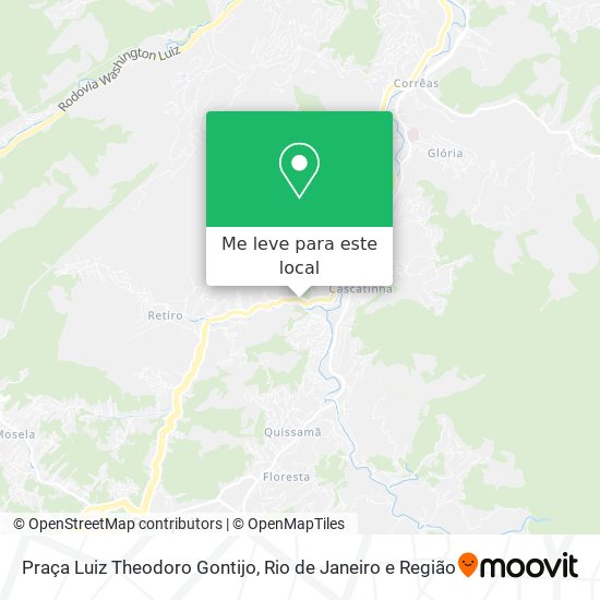Praça Luiz Theodoro Gontijo mapa