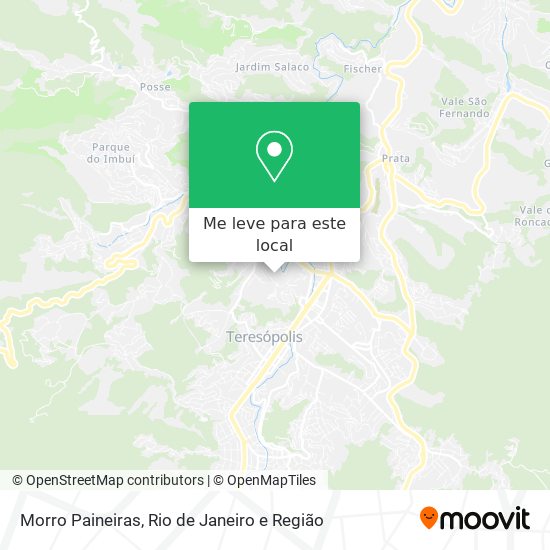 Morro Paineiras mapa