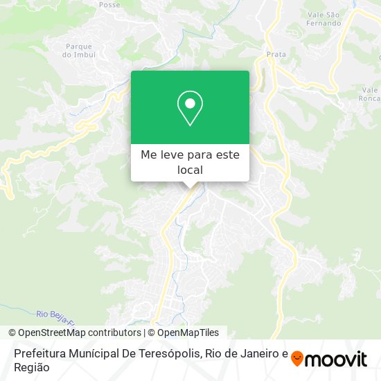Prefeitura Munícipal De Teresópolis mapa