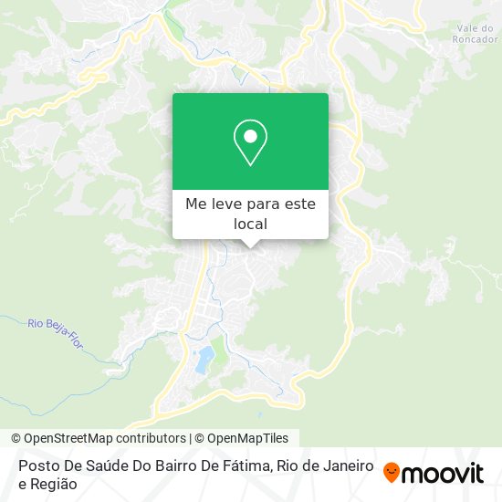 Posto De Saúde Do Bairro De Fátima mapa