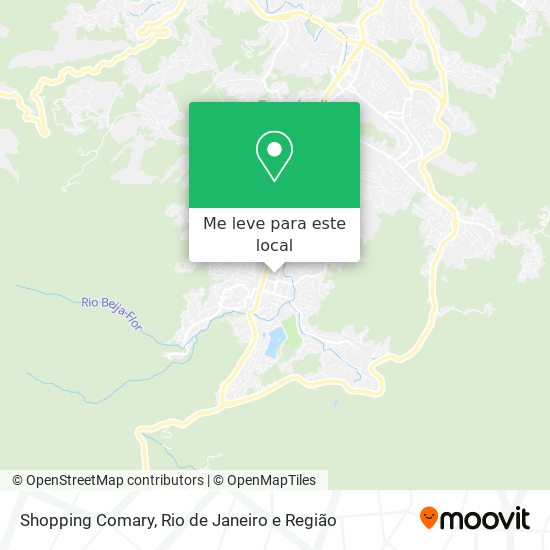 Shopping Comary mapa