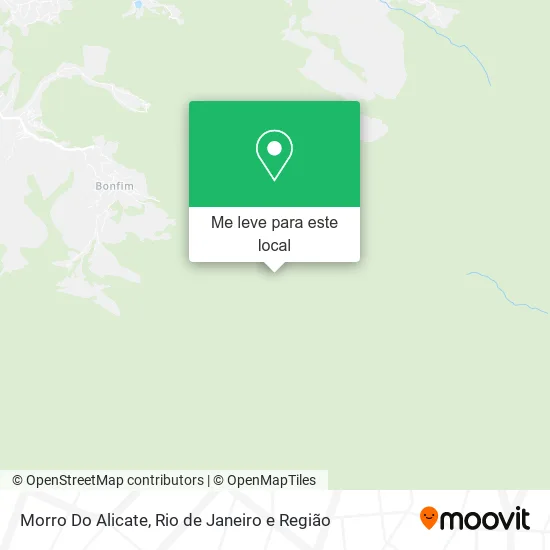Morro Do Alicate mapa