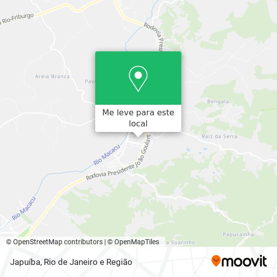 Japuíba mapa