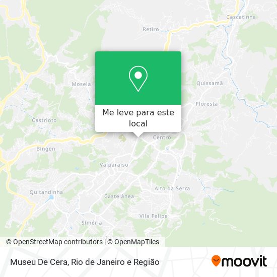 Museu De Cera mapa