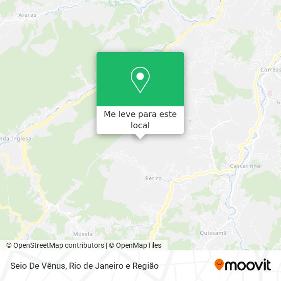 Seio De Vênus mapa
