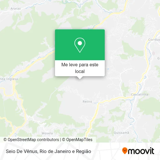 Seio De Vênus mapa