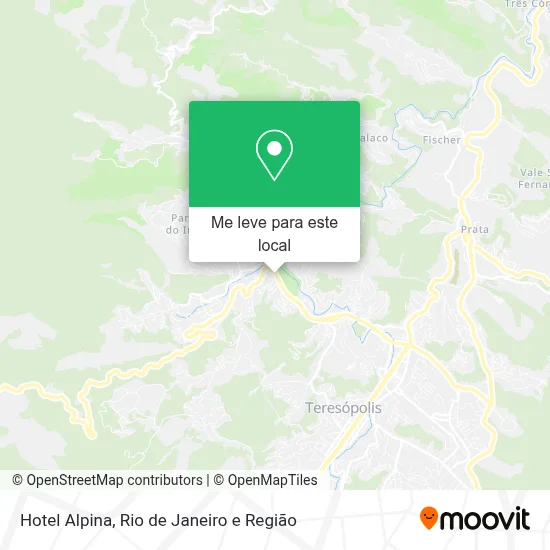 Hotel Alpina mapa