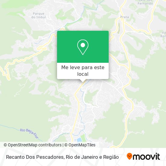 Recanto Dos Pescadores mapa