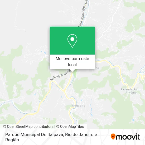 Parque Municipal De Itaipava mapa