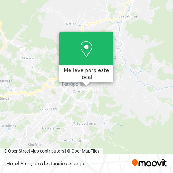 Hotel York mapa