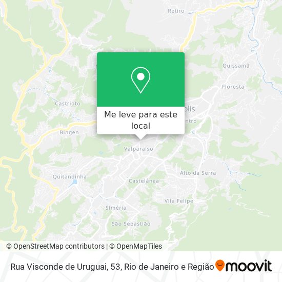 Rua Visconde de Uruguai, 53 mapa