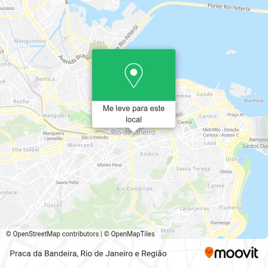 Praca da Bandeira mapa