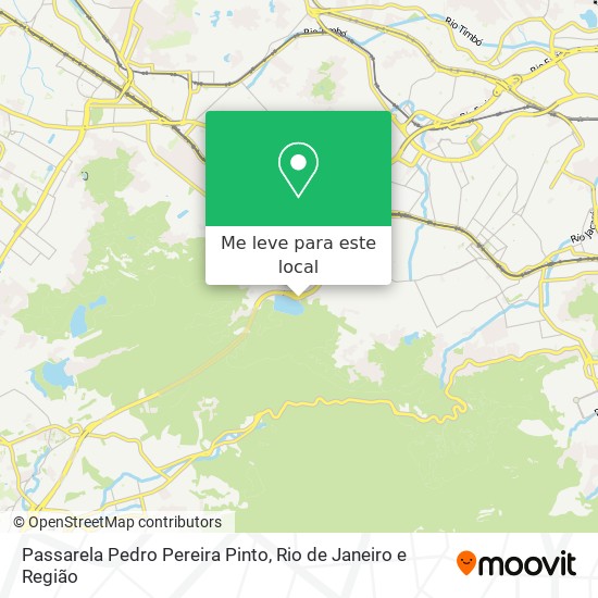 Passarela Pedro Pereira Pinto mapa