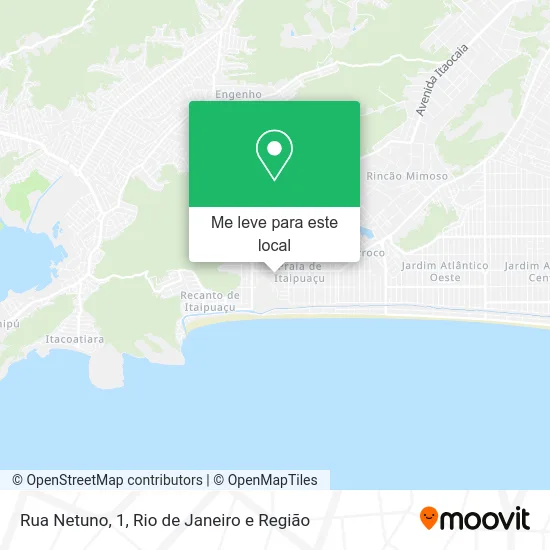 Rua Netuno, 1 mapa