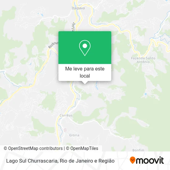 Lago Sul Churrascaria mapa