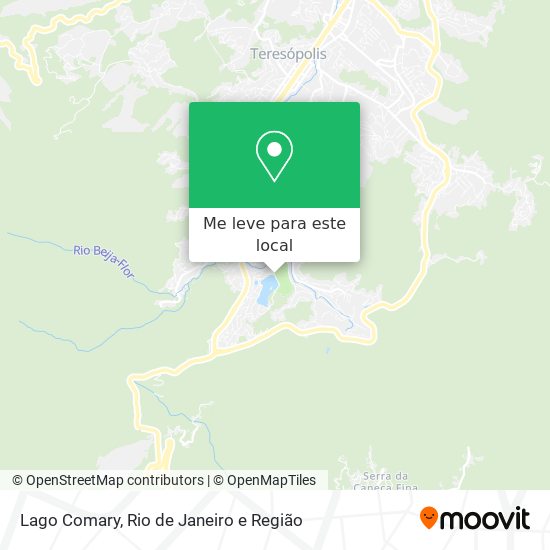 Lago Comary mapa