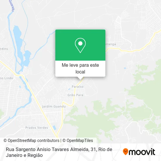 Rua Sargento Anísio Tavares Almeida, 31 mapa