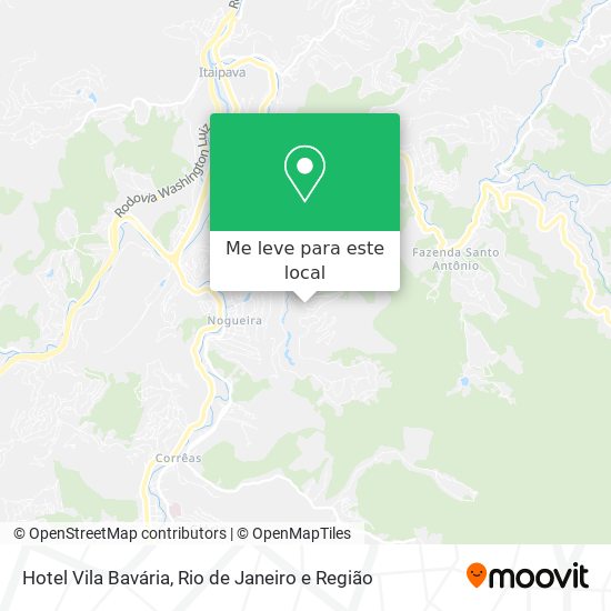 Hotel Vila Bavária mapa