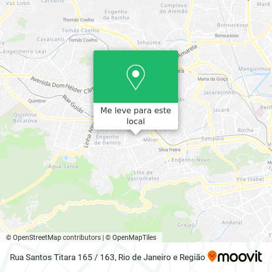 Rua Santos Titara 165 / 163 mapa