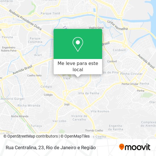 Rua Centralina, 23 mapa
