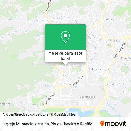 Igreja Manancial de Vida mapa