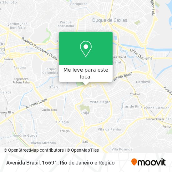 Avenida Brasil, 16691 mapa