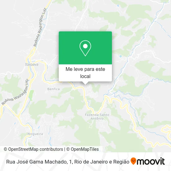 Rua José Gama Machado, 1 mapa