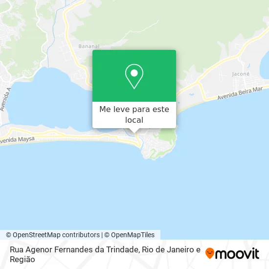 Rua Agenor Fernandes da Trindade mapa