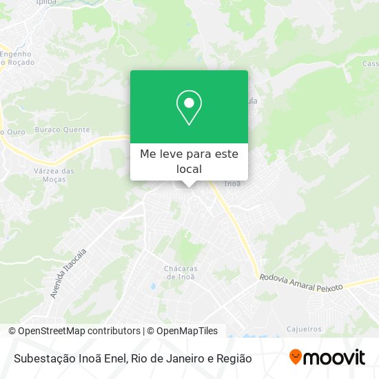 Subestação Inoã Enel mapa