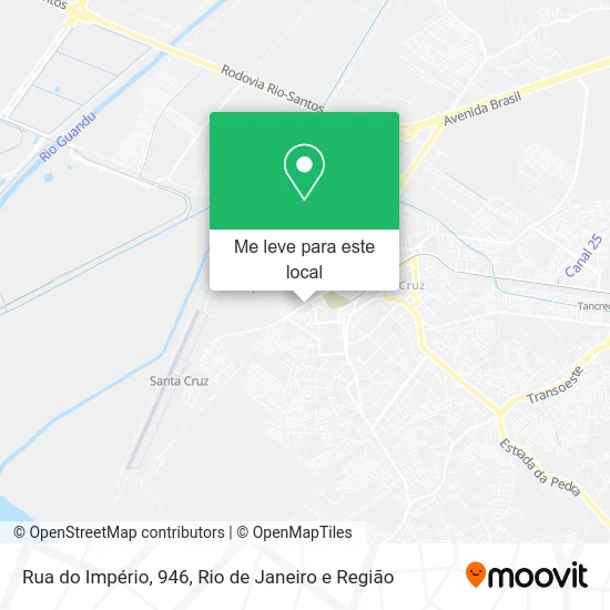 Rua do Império, 946 mapa
