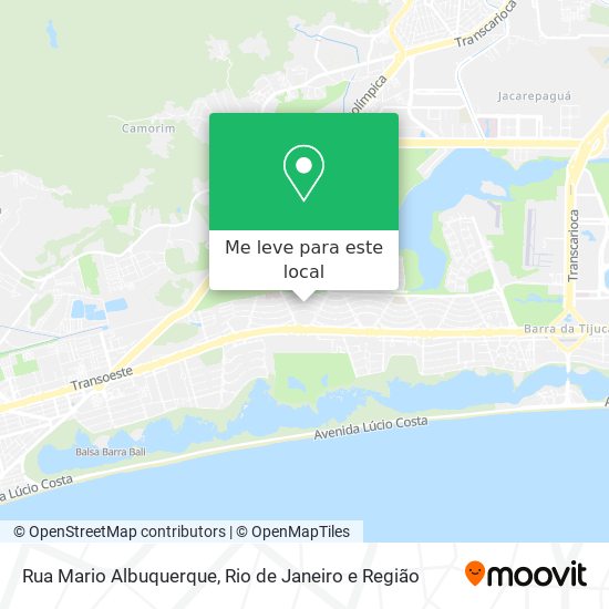 Rua Mario Albuquerque mapa