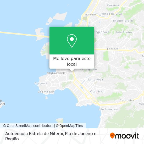 Autoescola Estrela de Niteroi mapa